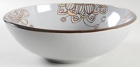 Vermillion 13" Round Serving Bowl