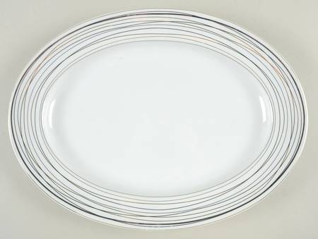 Swirl 16" Oval Serving Platter
