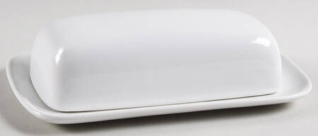 Basic White Coupe 1/4 Lb Covered Butter