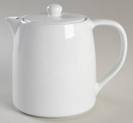 Basic White Coupe Teapot & Lid