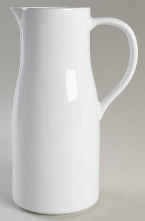 Basic White Coupe 72 Oz Pitcher