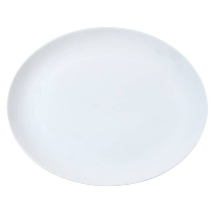 Basic White Coupe 15" Oval Serving Platter