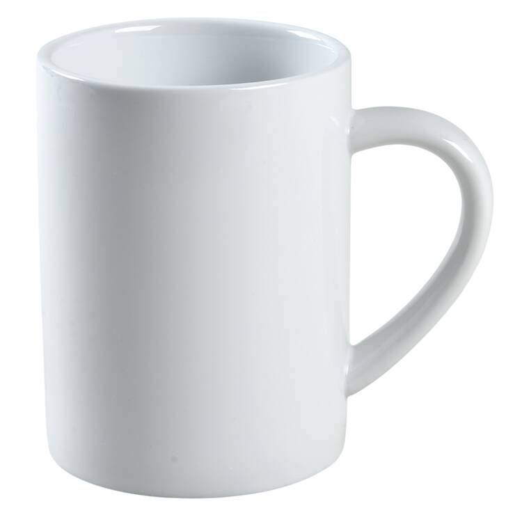 Basic White Coupe Mug