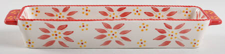 Old World Red 13" Cracker Tray by Temp-Tations