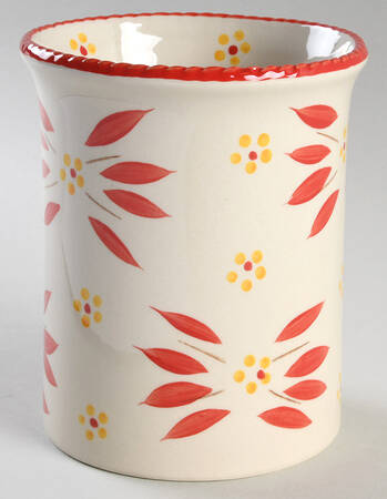 Old World Red Utensil Holder by Temp-Tations
