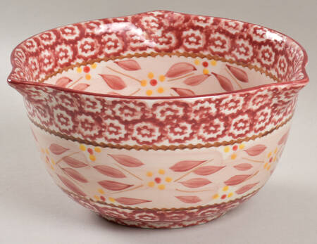 Old World Red 6" Tri (3) Spout Mixing Bowl by Temp-Tations