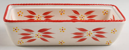 Old World Red 28 Oz Rectangular Baker for PBS5PC by Temp-Tations