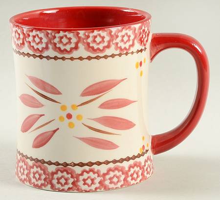 Old World Red Mug by Temp-Tations