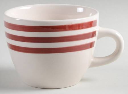 Bistro Ruby Ring Stripe Mug