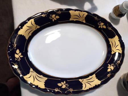 THU495 10" Oval Vegetable Bowl