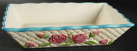Rose 12" Rectangular Baker