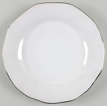 T1A1 (Platinum Trim) Salad Plate