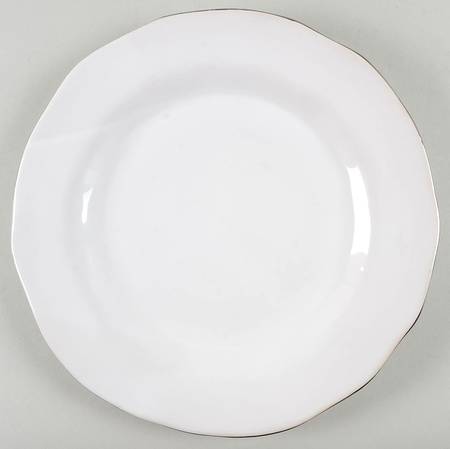 T1A1 (Platinum Trim) Dinner Plate