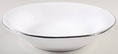 T1A1 (Platinum Trim) 9" Individual Pasta Bowl