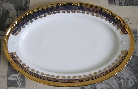THU498 14" Oval Serving Platter