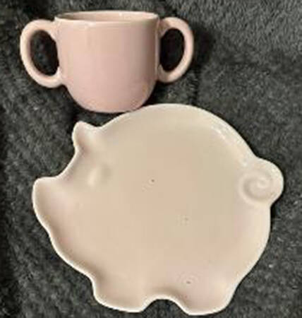 Tiffany Tots Child's Plate