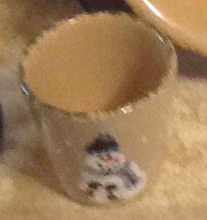 Mr Snowman's Family Votive Candleholder