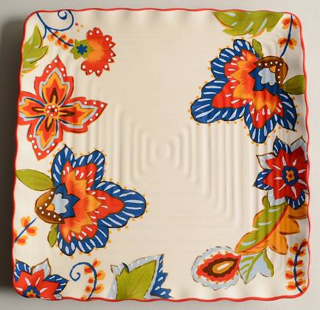 Elena Square Dinner Plate