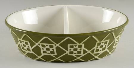 Harvest Bounty 10" Oval Divided Baker