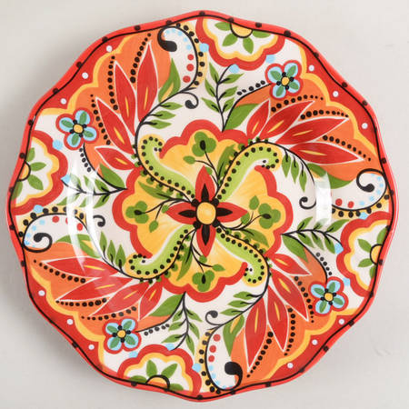 Bocca Red Salad Plate