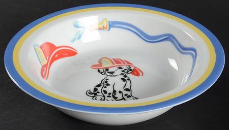 Fire Station-Blue Child's Bowl