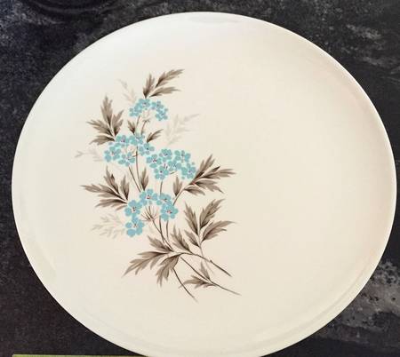 Bridal Blue Dinner Plate