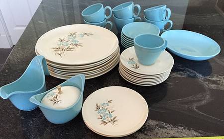Bridal Blue Bread & Butter Plate