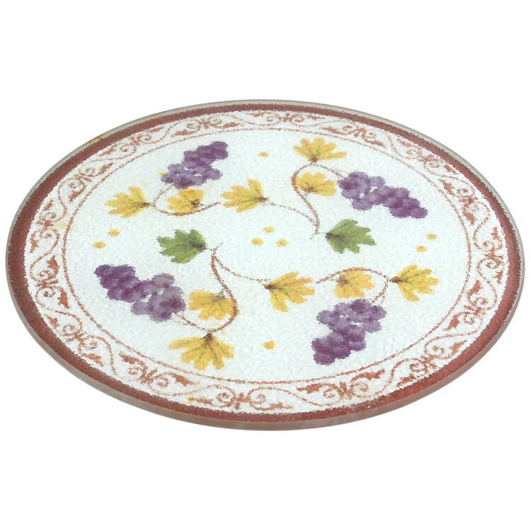 Vineyard Glass Trivet for 10" Round Baker