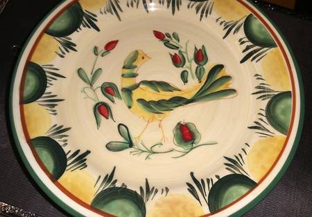 Birds of Paradise Bread & Butter Plate