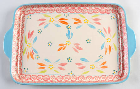 Old World Springfetti 16'' Rectangular Tray by Temp-Tations