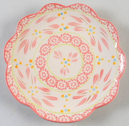 Old World Hot Pink Salad Plate