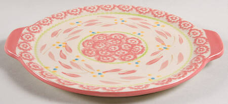 Old World Hot Pink 9" Round Lid-It (Trivet,Tray,Baker Lid)