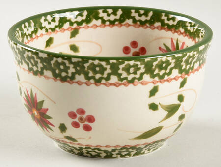 Old World Poinsettia 4" Mixing Bowl