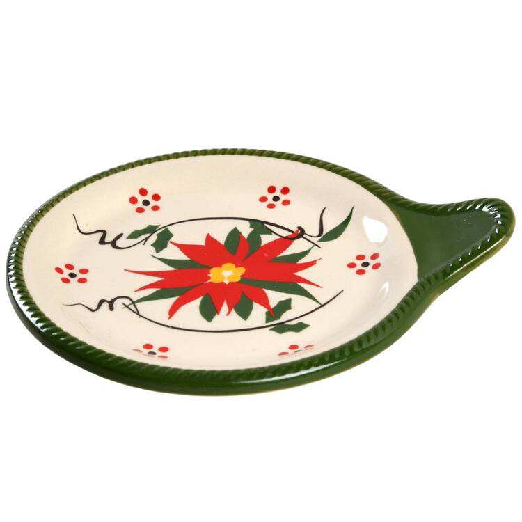 Old World Poinsettia Lid-It for Soup Mug