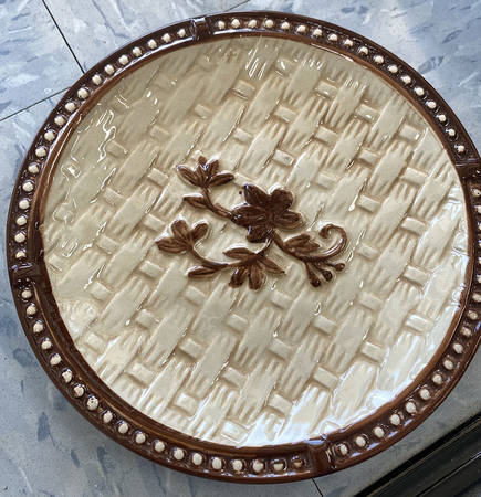 Floral Lace Basketweave Chocolate by Temp-Tations