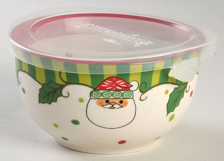 Winter Whimsy 5" Nesting Bowl & Plastic Lid