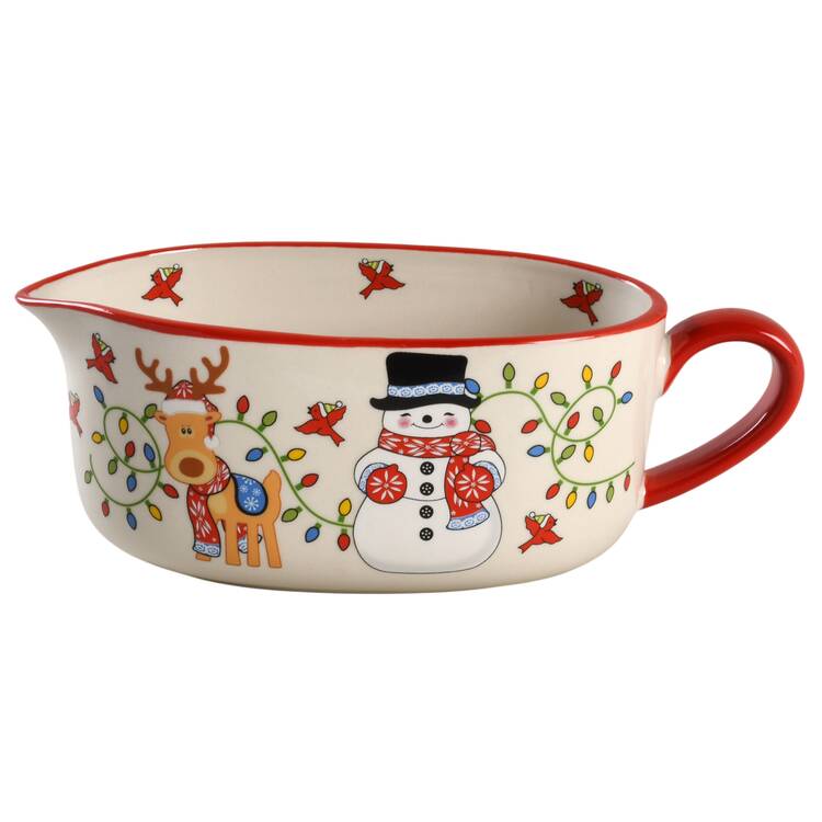 Winter Whimsy Gravy Boat No Lid-It
