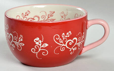 Floral Lace Romance Soup Mug