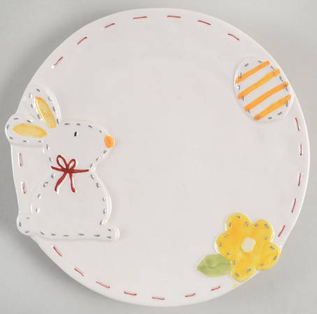 Easter Stitch Salad Plate