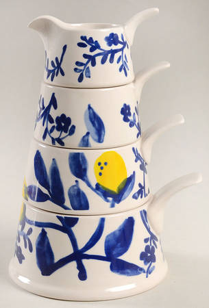 Lemon Orchard Condiment Bowl - Set of 4 Motifs