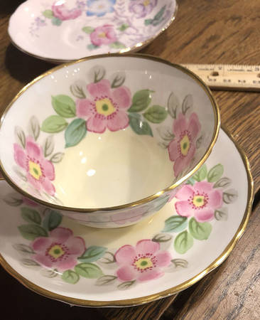 C92001 Footed Cup & Saucer Set