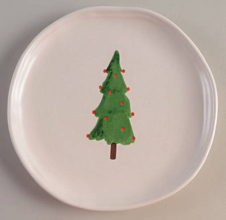 Oh Christmas Tree Salad Plate