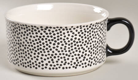 Polka Dot Mug-No Vented Plastic Lid