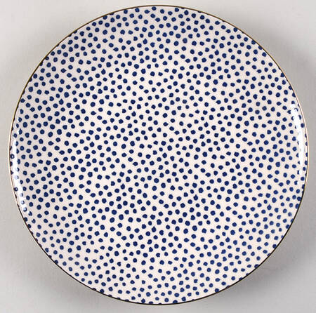 Polka Dot Salad Plate