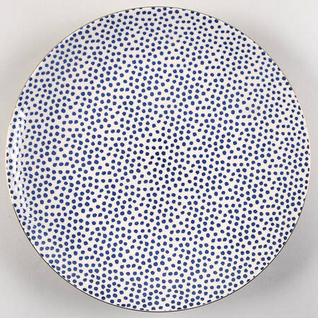 Polka Dot Dinner Plate