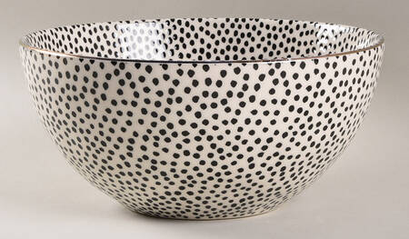 Polka Dot 7" Round Serving Bowl