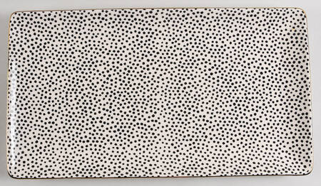 Polka Dot 16" Rectangular Serving Platter