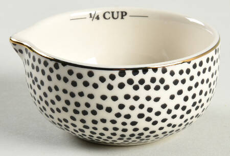 Polka Dot 1/4 Cup Measuring Cup with Spout