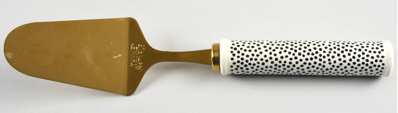 Polka Dot Pie Server with Stainless Blade