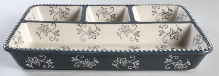 Floral Lace Gray Tv Tray